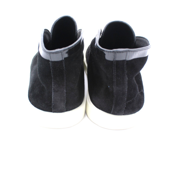 Vince Suede Sneaker Women 9 Black Slip On Chukka Minimalist Comfort Shoe Slip On - Picture 4 of 8